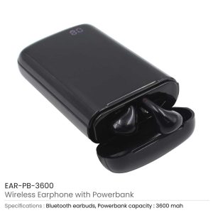 Wireless Earphone with Powerbank - Image 3