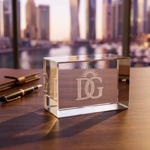 3D Rectangular Crystal Cube - Image 3