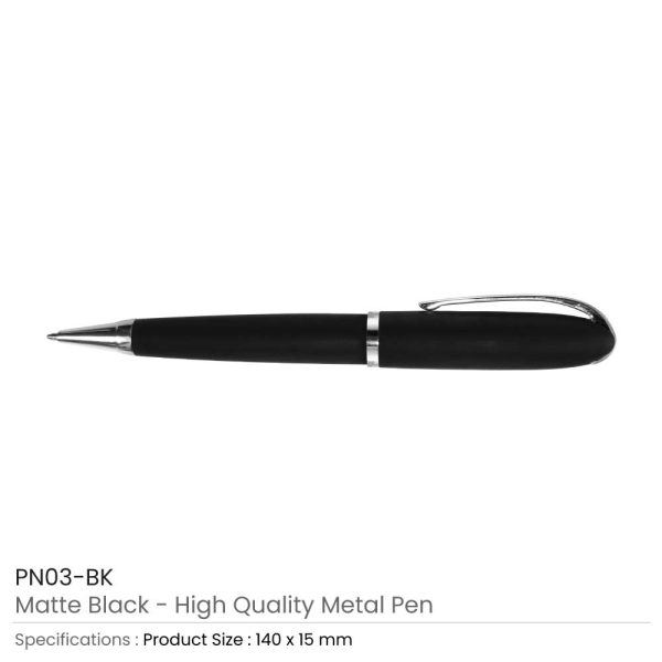 High Quality Metal Pens Black