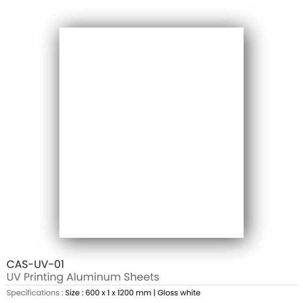 Gloss White Aluminum Sheet for UV Print