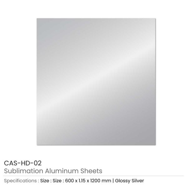 HD-Aluminum-Sheets Glossy Silver