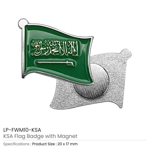 KSA Flag Badges