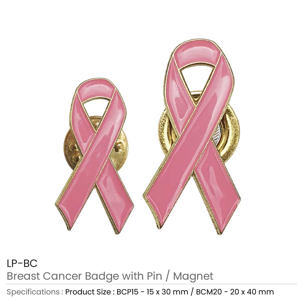 Breast-Cancer-Awareness-Badges LP-BC