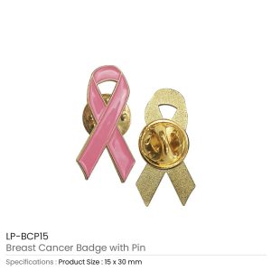 Breast Cancer Awareness Badges