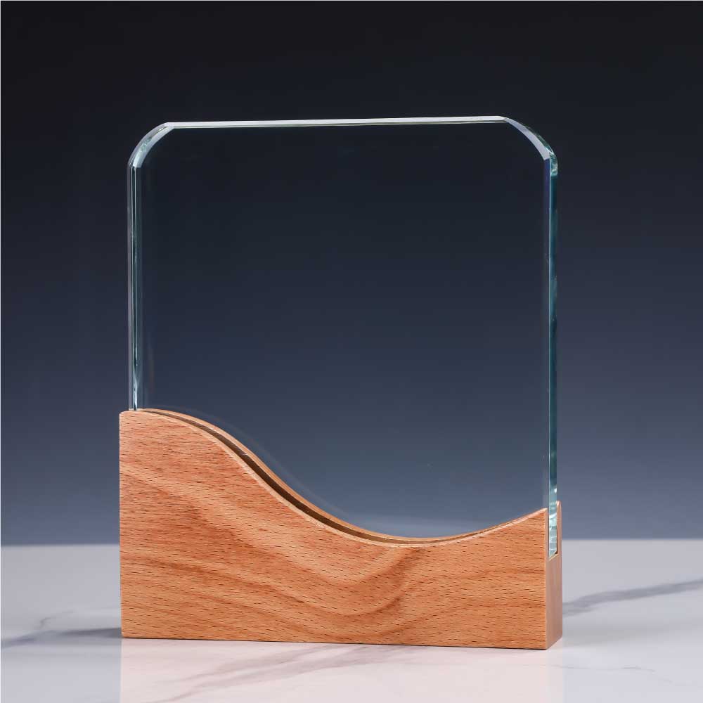 Crystal-Award-with-Wooden-Base-CR-56-02
