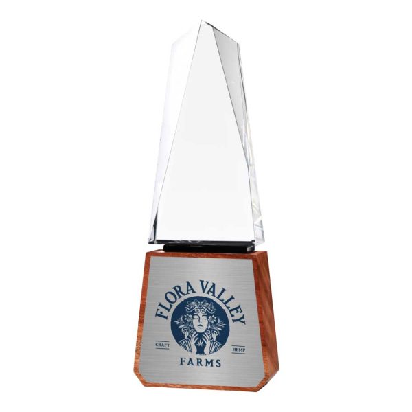 Printing Tower Shaped Crystal Awards