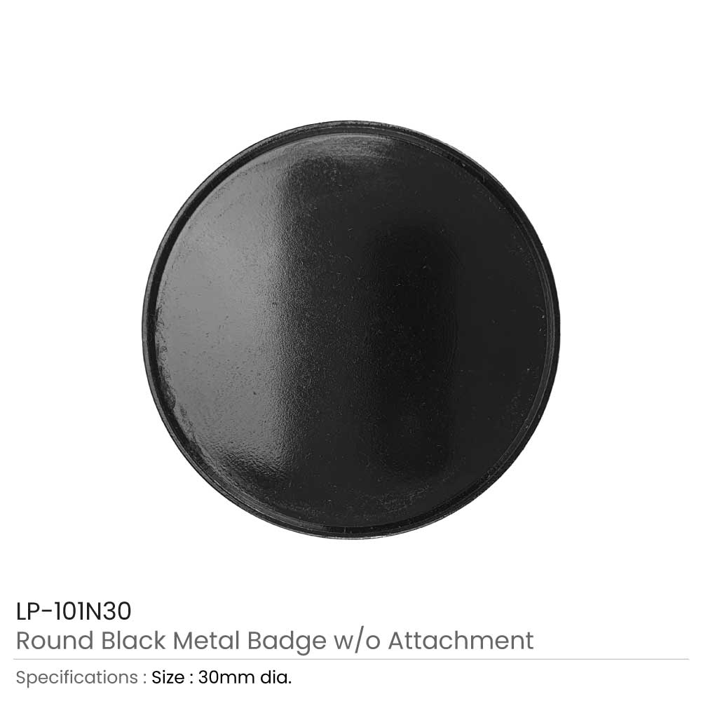 Round-Black-Metal-Badges-LP-101N30