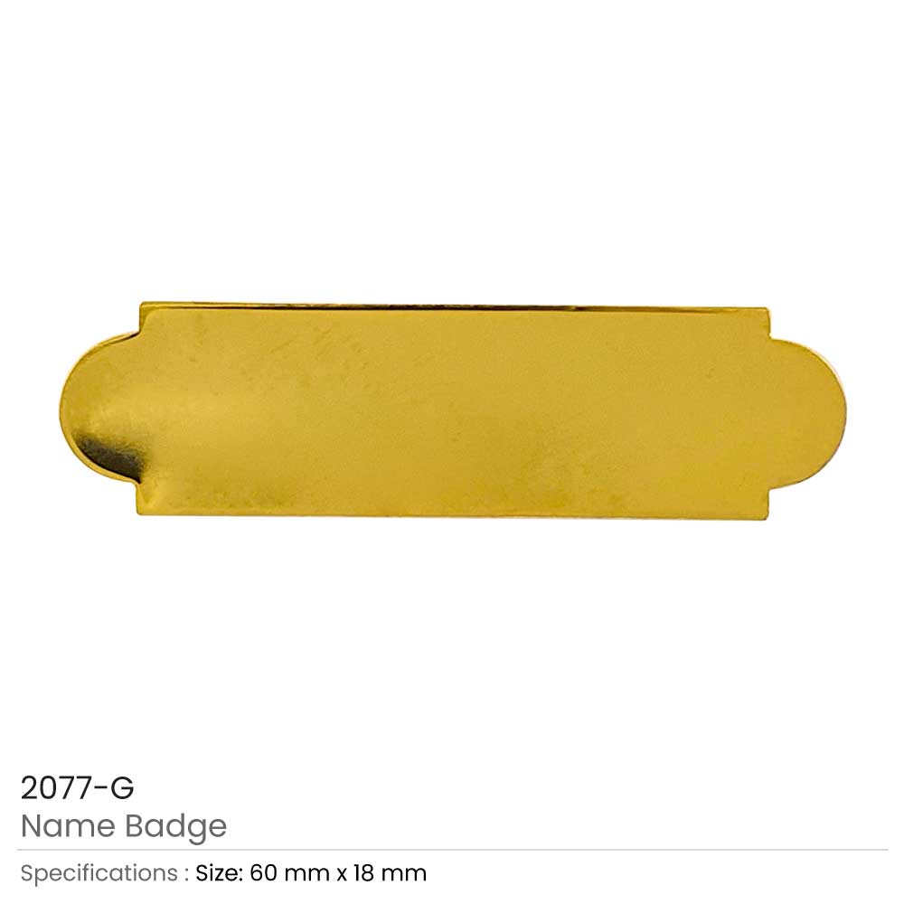 Gold-Name-Badge-2077-G