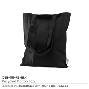 Recycled Cotton Bags, Durable Long Strap - Image 6