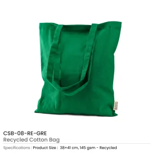 Recycled Cotton Bags, Durable Long Strap - Image 8