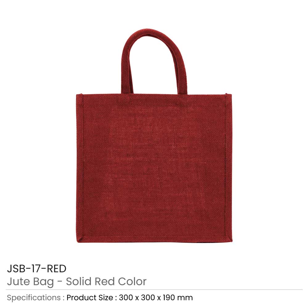 Reusable-Square-Jute-Bags-Red-JSB-17-RED