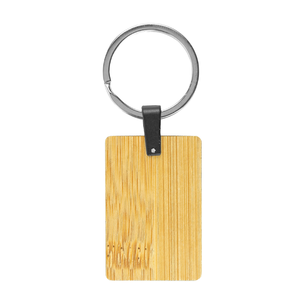 Bamboo-Metal-Keychain-Rectangle-KH-13-BM-Blank
