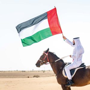 UAE Flags in Satin Material Size 150 x 90 cm - Image 5