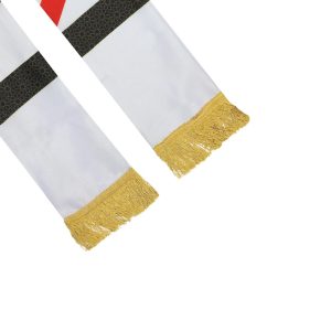 UAE Flag Polyester Scarf with Gold Tassel - Image 5