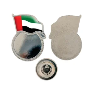 UAE Flag Design Badges in Metal with Attachment - Image 8
