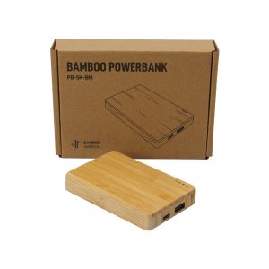 Bamboo Powerbank 5000 mAh Type C Input and Output - Image 5