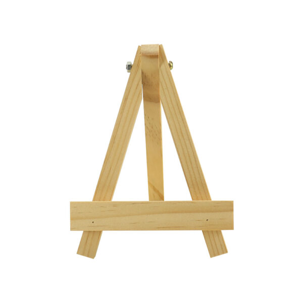 Bamboo Easel Phone Holder Side View