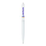 Branding Plastic Pens White Color