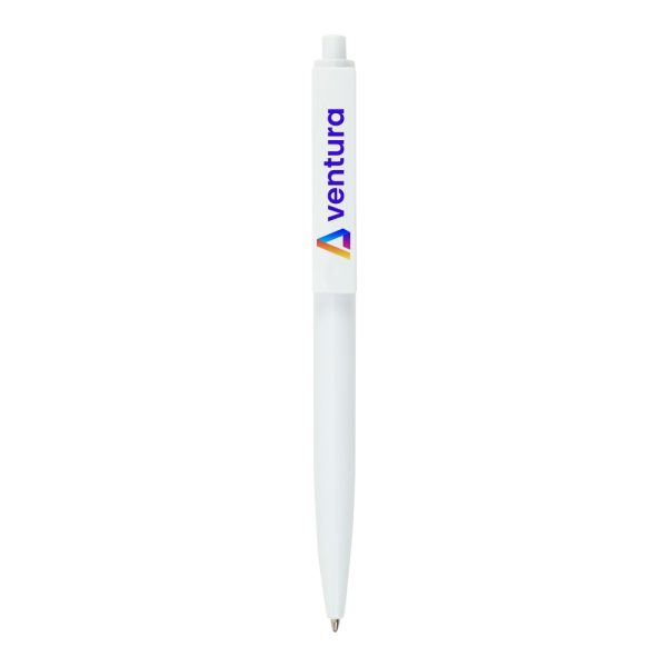 Branding Plastic Pens White Color