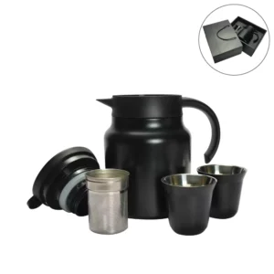 Arabic Tea & Coffee Pot with Cups Set 1000 ml - Image 1