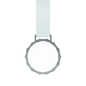 Glass Medals with Metal Frame and 3cm White Ribbon - Image 9