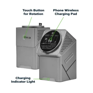 3-in-1 Rotating Charging Station 15W Fast Wireless Charging - Image 7