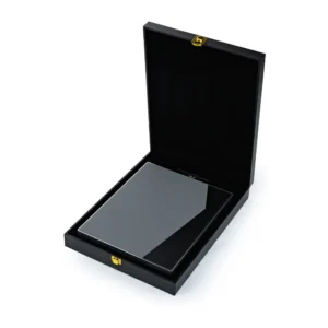 Two-Toned PU Leather Awards with Aluminum Frame & Stand – B5 Size in Luxury Box - Image 8