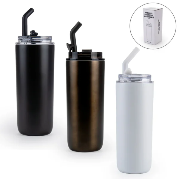 Double-Wall-SS-Tumbler-with-Transparent-Lid-and-Metal-Straw-500ml-TM-062-Blank