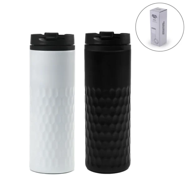 Honeycomb-Design-SS-Bottles-Double-Wall-with-PP-Interior-420ml-TM-061-Blank
