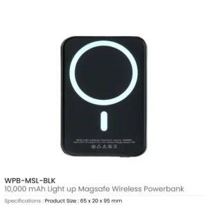 MagSafe Wireless Powerbank with Light-Up Logo, 15W Fast Charging, 10K mAh - Image 6