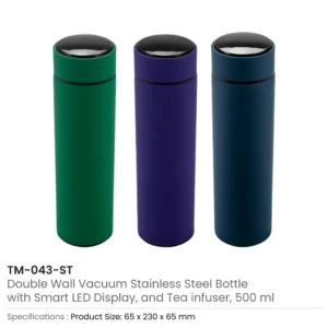 Smart Temperature LED Display Bottles in Soft Touch Finish - 500ml - Image 7