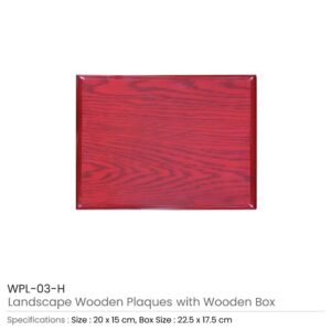 Wooden Plaque – Horizontal with Presentation Box - Image 5