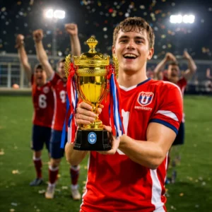 Small Cup Trophy with Removable Ribbon Attached to Both Handles - Image 2