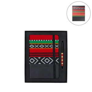 Notebook and Pen Giftset in Traditional SADU Designs - Image 1