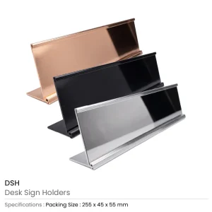 Aluminum Desk Sign Holders - Image 4