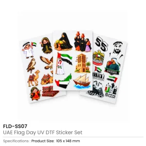 UAE Day Stickers 3-Piece Set | UAE Flag & Patriotic Designs - Image 5